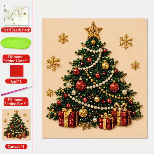 Christmas Pearl Diamond Painting Art Kit