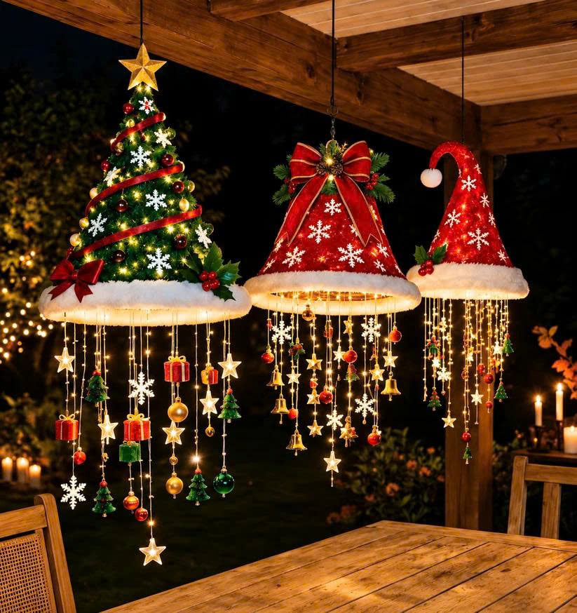Light-Up Christmas Hanging Hat