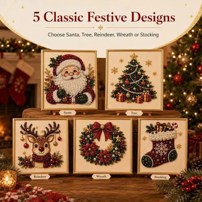 Christmas Pearl Diamond Painting Art Kit