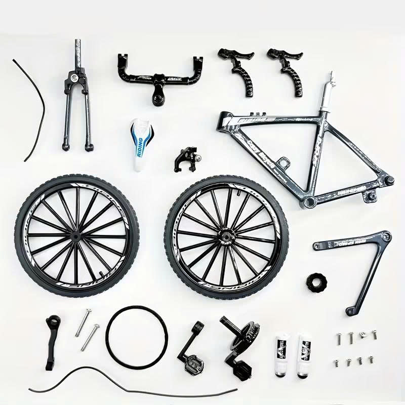 52pcs Retro Bicycle Model Set