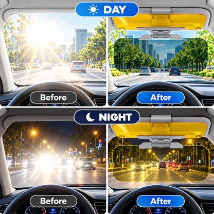Day & Night Anti-Glare Car Visor