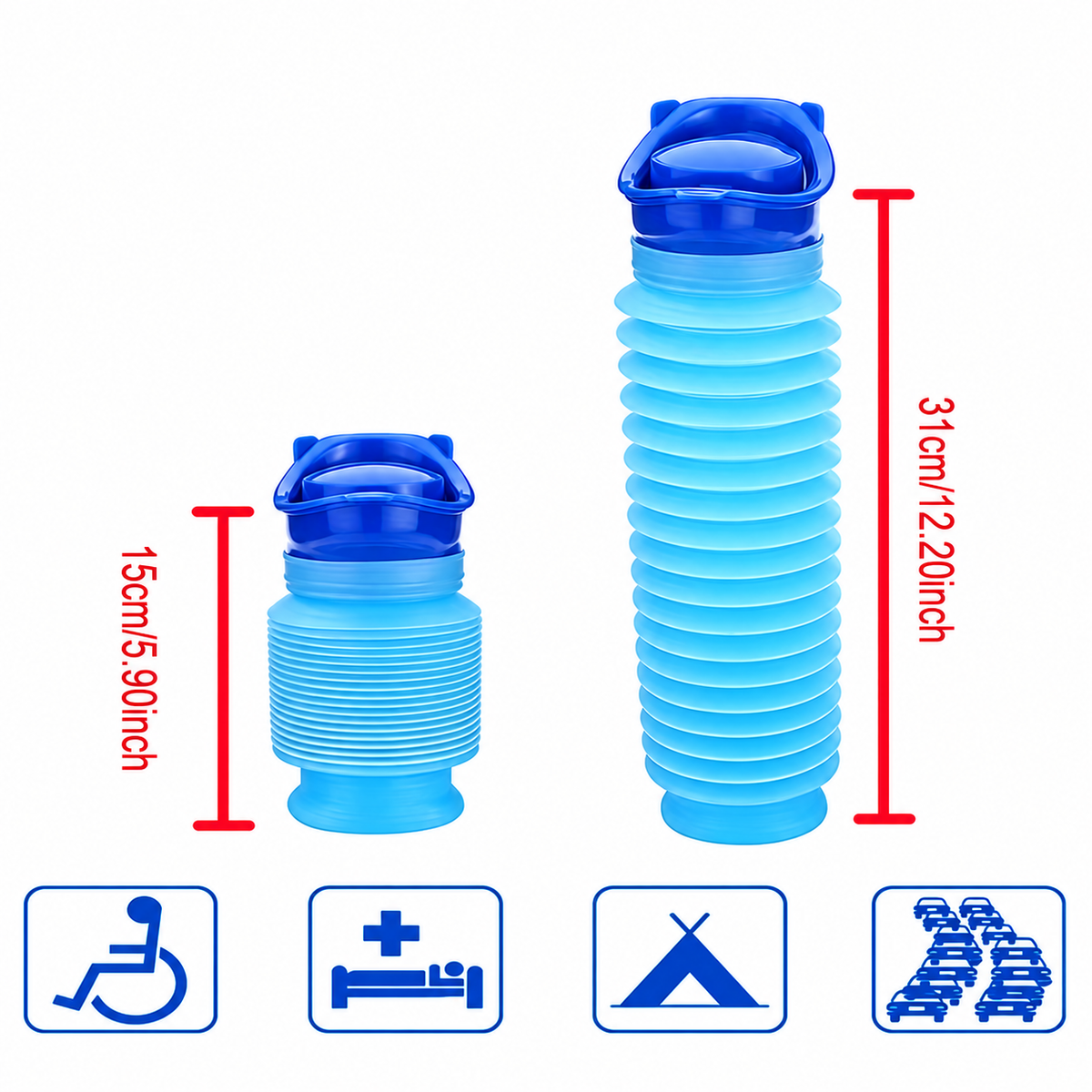 Compact Travel Urinal for Men & Women