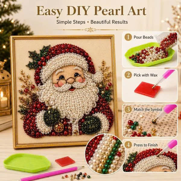Christmas Pearl Diamond Painting Art Kit
