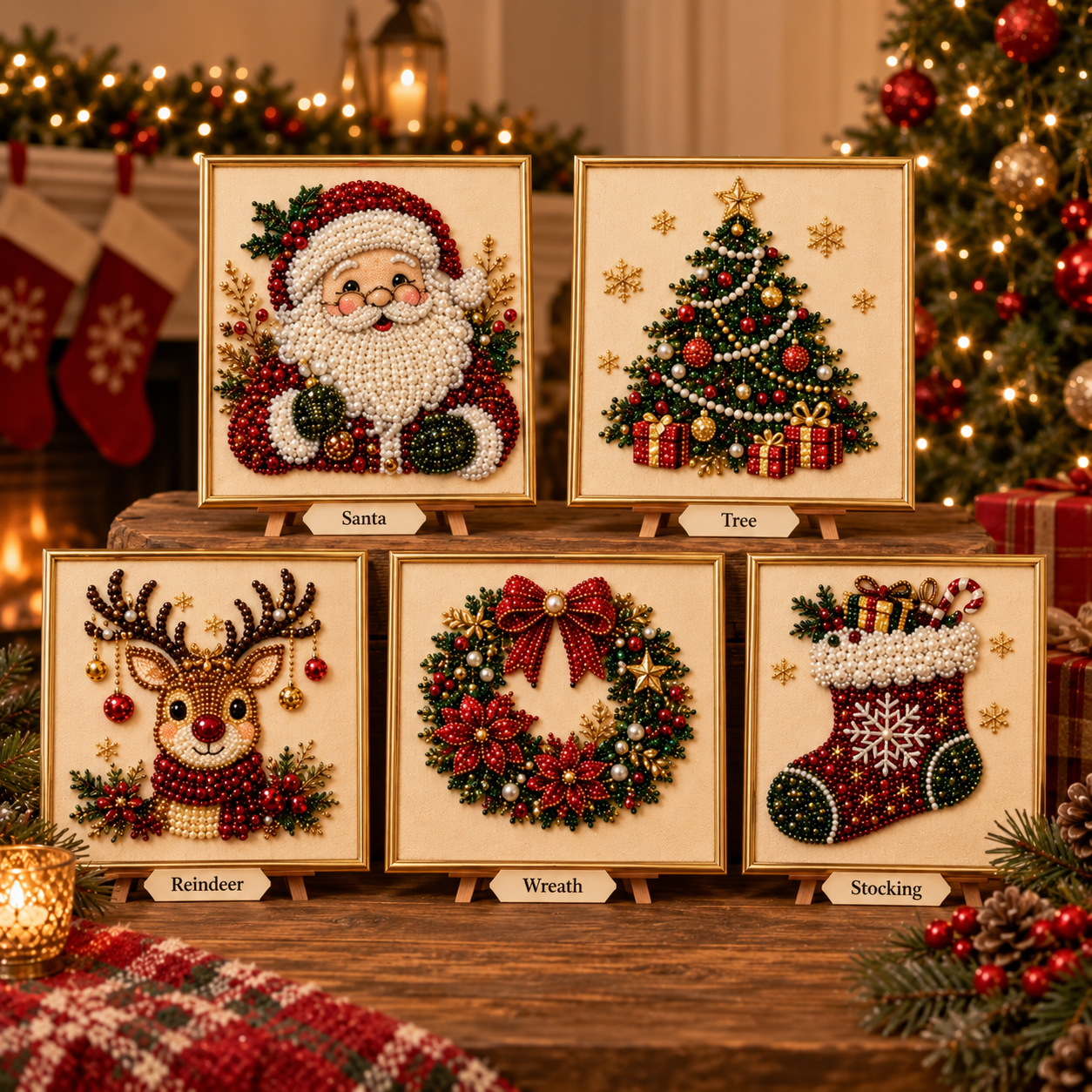 Christmas Pearl Diamond Painting Art Kit