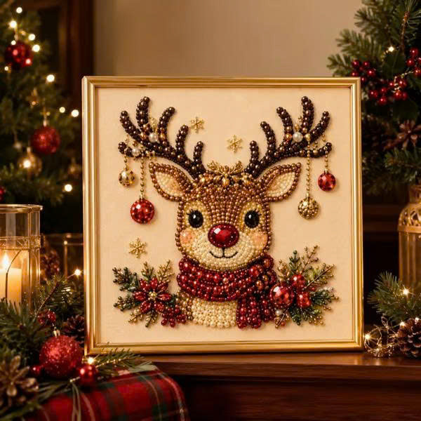 Christmas Pearl Diamond Painting Art Kit