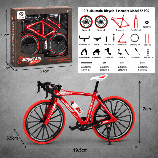 DIY Metal Bicycle Model Kit — 32 Pieces